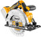 INGCO CSLI1651 - Sierra circular inalámbrica eléctrica de iones de litio de 20 V, 4600 RPM (solo cuerpo), diámetro de hoja de 165 mm, profundidad máxima de corte de 55 mm con 1 hoja de sierra de 165