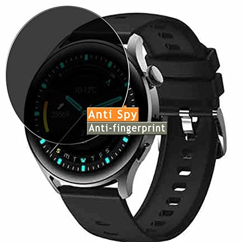 Vaxson Privacy Screen Protector, compatible with S88 Smartwatch 2021 1.28 smart watch, Anti Spy Guard Film Protectors Sticker [NOT Tempered Glass]
