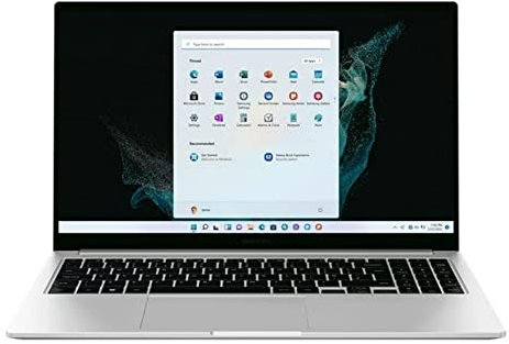 Samsung Galaxy Book2 12th Gen Intel Core i3 with Windows 11 Home 15.6 Inch Laptop 8GB RAM 256GB Storage Mystic Silver (UK Version)