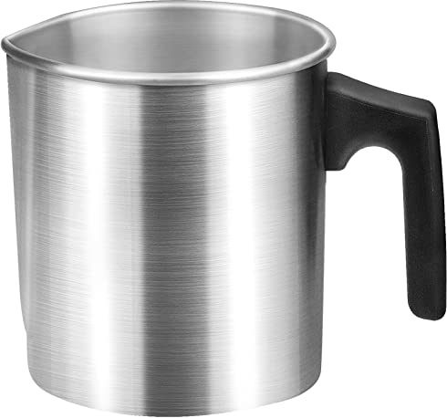 BLUESEABUY Olla para Hacer Velas 1.2L Taza para Derretir Cera Olla para Fundir Cera Jarra para Hacer Celas con Mango Resistente al Calor para Bricolaje Hacer Velas y Jabón