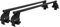 Menabo Stahl Dachträger Gepäckträger kompatibel mit VW Golf 2008-2012 5tür Schwarz 2X