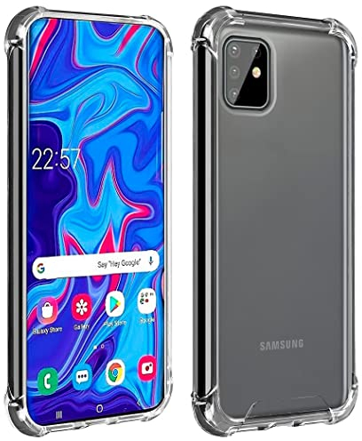 Max Power Digital Hülle für Samsung Galaxy Note 10 Lite Klarsicht-Silikongehäuse mit Verstärkten Ecken Flexible Anti-Schock Silikonhülle (Samsung Galaxy Note 10 Lite, Transparent)