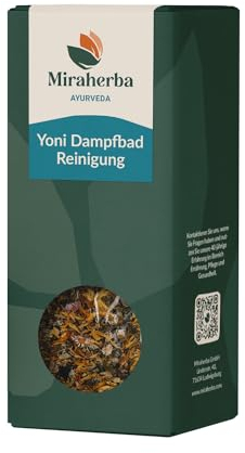Miraherba - Bio Yoni Kräuterdampfbad Reinigung - 100g, Vaginal-Dampfbad, Steaming