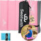 Seatwith Faltbares Iso-Sitzkissen-Outdoor Sitzmatte Für Kinder (35x35cm) mit Tragetasche + Karabinerhacken für idiale Befestigung am Rucksack maximaler Schutz vor Kälte Nässe Schmutz-Pink