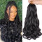 Xtrend Pre Stretched French Curly Braiding Hair 18 Inch 8 Packs Bouncy Loose Wave Braiding Hair Hot Water Setting Yaki Texture Synthetic French Curls for Women(14 Inch,1B#)…