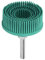 Cepillo de Taladro de Esmeril de Goma, Caucho Roloc, Soporte de Roloc de 3 M, Cepillo de Disco de Taladro Eléctrico de 2 Pulgadas, Cepillo Abrasivo de Goma de Esmeril, Cepillo de (Verde)