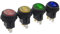 CGEAMDY 4 Pièces Voiture Interrupteur à Bascule Rond, Véhicule Interrupteurs Bascule LED Lumière, 3 Pin 12V 20A Rond Bouton Commutateur imperméable, pour Voitures, Marines, Bateaux, Camions, Motos
