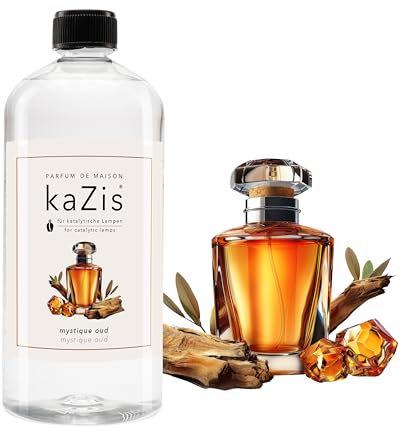 KAZIS® I Mystique Oud I Orientalisch & sinnlich I 1 Liter I Für Jede katalytische Lampe I Raumduft