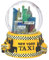 NYC Taxi Schneekugel 3,5 Zoll