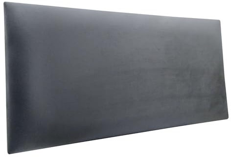 Mejale Wandkissen, 3D Gepolstert Wandpaneele, Wanddekoration, Wandpolsterung, Polster Kopfteil,30x60cm,Dunkelgrau
