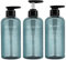 3Pcs Shampoo and Conditioner Dispenser, Shampoo Bottles, Refillable Shampoo and Conditioner Bottles for Bathroom or Kitchen Use - Lotions, Shampoo, Conditioner, Shower Gel
