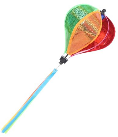 Toddmomy Moulin À Vent en Forme De Montgolfière Décoration De Jardin Suspension De Jardin