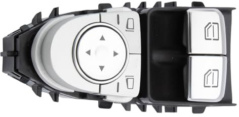 Anlseiod Fensterheber Schalter Vorne Link für Mercedes C-Class C205 V-Class W447/Vito Mixto W447/ Vito Tourer W447 Spiegelverstellung A2059056911 A2059050302 Elektrische Fensterheberschalter
