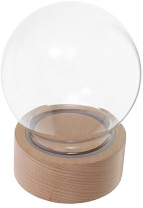Ciieeo Schneekugel Spieluhr Leere Schneekugel Aus Glas Charcuterie Schneekugelbehälter Schneekugeln Set Klare Glas Schneekugel Leere Schneekugeln Zum Basteln Schneekugel