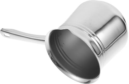 DINHEAROM Pentola Da Caffè Inossidabile Turca Caffettiera Multifunzionale Per Uso Domestico e Campeggio Facile Da Pulire e Maneggiare Capacità Ottimale Per Bevande Calde e Fredde