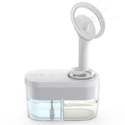 Electric Ear Wax Removal Kit, Water Powered Ear Cleaner Ear Wax Remover, Rechargeable Ear Cleaning Kit Ear Irrigation Flushing System, Earwax Removal Tool with 4 Cleaning Modes for Home Use