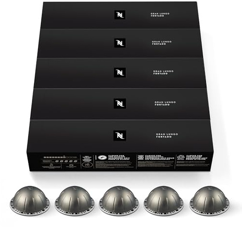 Pack de 50 cápsulas de café Fortado Nespresso Vertuo