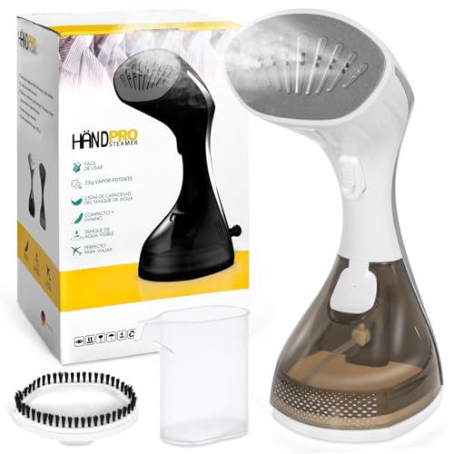 YGVQN Vaporiera da 1500 W, Serbatoio Acqua 270ML, Stiratrice Verticale Portatile per Casa, Ufficio e Viaggi, Compatta e Leggera, Riscaldamento Rapido Ferro da Stiro Verticale Lunghezza Linea 1.8 M