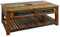 MASSIVMOEBEL24.DE | Nature of Spirit Couchtisch aus Massivholz #108 - Mehrfarbig, lackiert | aus Altholz | 140x80x55cm | 2 Schubladen | Kaffeetisch Sofatisch