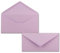 50 Brief-Umschläge Lila DIN Lang - 110 x 220 mm (11 x 22 cm) - Nassklebung ohne Fenster - Ideal für Einladungs-Karten - Serie FarbenFroh