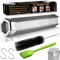 Tubo per affumicatore a pellet, 30,5 cm, in acciaio inox, per barbecue a pellet di legno, per affumicare freddo/caldo, generatore di fumo portatile per barbecue, funziona con griglia elettrica a gas o