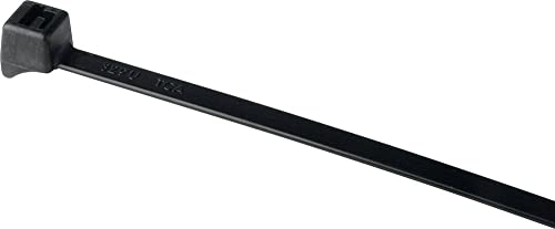 HellermannTyton 112-51960 CTT20R-PA66HS-BK Kabelbinder 101.60 mm 2.50 mm Schwarz Hitzestabilisiert 1000 St.