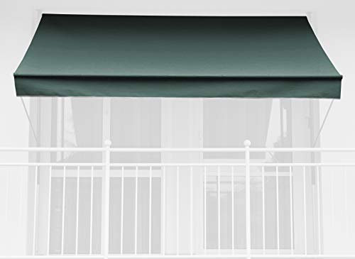 Angerer Markisentuch(ohne Gestell), Design Style Grün, zu Klemmmarkise (Breite x Tiefe: 250x150cm)