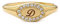 Elegantes Schmuckkästchen Frauen Oval Diamant Siegelring in massivem Gold 9k, 14k, 18k, zierliche Siegelring mit Diamanten, Oval Diamant Chevalier Ring, Jahrestag Geschenk, Geburtstagsgeschenk, RN300