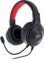 SCHWAIGER GHS1000 013 Headset Kopfhörer Over-Ear LED Beleuchtung Flexibles Mikrofon Schaumstoff-Ohrpolster anpassbarer Kopfhörerbügel USB Noise Cancelling kabelgebunden 2,0 m