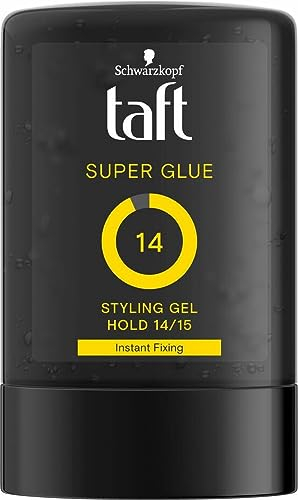 Schwarzkopf Taft Power Haargel Tube/Level 14 - Super Glue - 6er Pack (6 x 300ml)