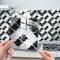 Hiser Stickers Carreaux Muraux - 25 Pièces Adhésive Décorative à Carreaux pour Salle de Bains et Cuisine Stickers Carrelage, Décoration Murale en Carrelage Scales PVC Imperméable Style (Noir,15x15cm)