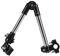 Schirmhalterung, Verstellbarer Schirmhalter für Rollstühle, Walker, Rollator, Fahrrad, Kinderwagen, Kinderwagen, Fahrrad(Schwarz)