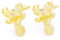 Manschettenknöpfe - Hirschgeweih Gold, Middel, Messing, Kein Edelstein