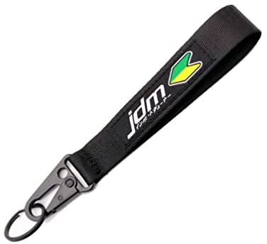 Streetculture JDM Performance - Nylon Jet Tag Schlüsselanhänger - Auto Garage Custom Car Accessories Zubehör Lanyard Schlüsselband Motorsport Japan Keychain