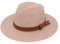 Faringoto 56-58-59-60 cm Natur-Panama-Strohhut in weicher Form für den Sommer, Pink of Meat, One size