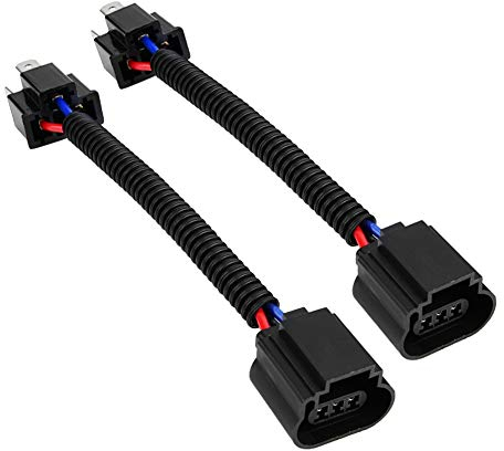 2 Stücke H4 Stecker auf H13 Buchse Auto Zopf Draht Kabelbaum Adapter Ersatz für H4 a H13 H13 Adapter H13