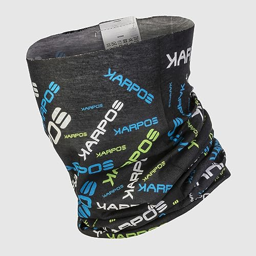 KARPOS 2500732-070 NECK W. LIGHT Berretto Unisex BLACK/INDIGO/GREEN FLUO Taglia UNI