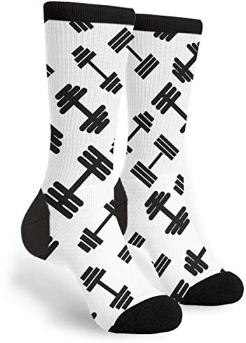 934 Unisex Sneaker Socken Hanteln Hantel Socken Komfort Business Socken Atmungsaktive Für Trekking Geschenk Sport 40Cm