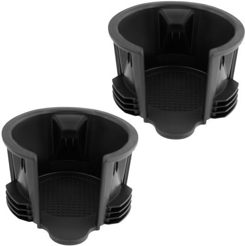 GoaMotors 2PCS Central Console Cup Holder Insert LR021330 LR087454 Fit for Land Rover Range Rover for Land Range Rover Sport LR2 LR3 LR4