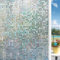 Fyuein Fensterfolie Blickdicht Selbsthaftende Fensterfolie Statisch Haftend Dekorfolie Sichtschutzfolie Anti UV (Mosaik - Transparent, 75x300CM)