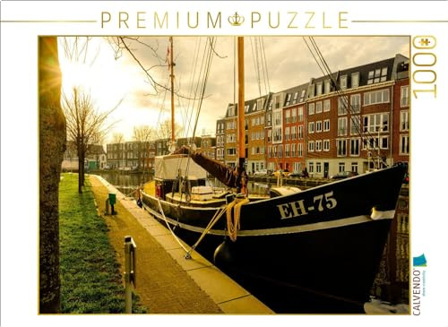 CALVENDO Puzzle Sint Mariewal zum Sonnenuntergang | 1000 Teile Lege-Größe 64 x 48 cm Foto-Puzzle für glückliche Stunden