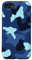 Hülle für iPhone SE (2020) / 7 / 8 Blau Camo Camouflage