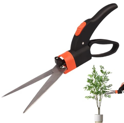 FANGZ Handscheren für den Garten,Gartenscheren für den Garten, Ergonomische drehbare Gartenschere, Wiederverwendbare Gartengeräte für den Außenbereich, tragbare Handscheren für Hof, Rasen, Blumenbeete