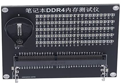 Laptop Memory Test Card, LED Light Computer Motherboard Repair Detection Card, DDR5 Interfaces, for Mainboard Failures, with LED Indicator (DDR4)