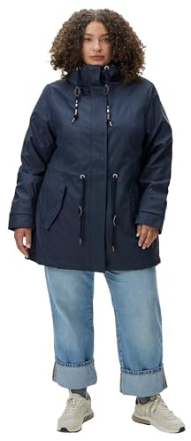 Ragwear Damen Winterjacke langer Regenmantel wasserdicht warm gefüttert mit Kapuze Monadis Rainy II Intl. XS-5XL
