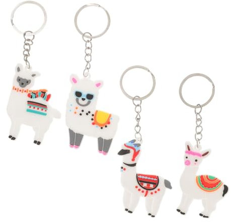 TINEASUR 4stücke Teiliges Schlüsselanhänger Süße Cartoon-tier Schlüsselketten Für Taschen Und Rucksäcke Dekorative Schlüsselanhänger Für Erwachsene