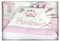 Moda Egidio Set Lenzuola Neonato Mio Piccolo Culla/Carrozzina Ricamo Pricipino O Principessa (ROSA)