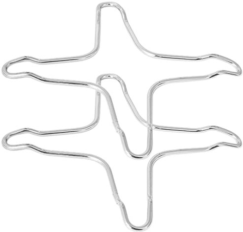 NIDONE 2Pcs Gas Stove Accessories, Sturdy Stainless Steel Wok Stand, 4 Inch Universal Ultralight Gas Stove Attachment Wok Ring for Gas Cookers Coffee Maker,Wok Stand