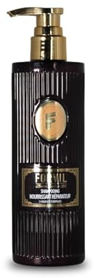 FORVIL Le Shampooing Nourrissant Réparateur, Shampoing Sans Sulfate, 94% D’ingrédients D’origine Naturelle, Shampoing Sans Sulfate, Silicone, Paraben, 300ml