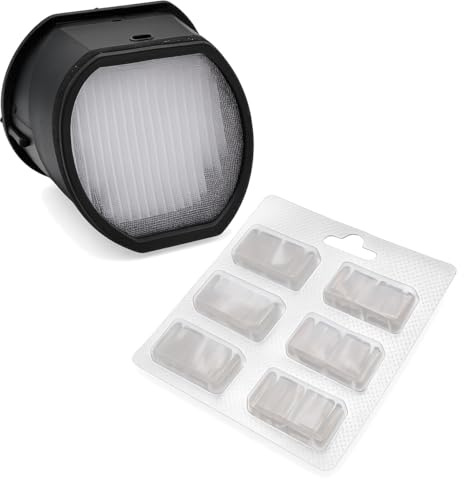 FSProdukte Ersatzfilter und Duftblocks kompatibel mit Vorwerk Kobold VM7 / | VM 7 Akku Handstaubsauger – HEPA Filter für saubere Luft, langlebig und passgenau, ideales Staubsauger Zubehör für Allergiker